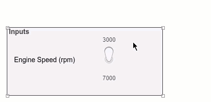 The video shows the Inputs area containing a Toggle Switch block. The pointer selects the Toggle Switch block. Above the block, an ellipsis appears. The pointer pauses on the ellipsis. The action bar expands. The pointer clicks Promote to Panel.