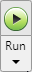The Run split button has two parts. The upper part behaves like a push button, while the lower part behaves like a drop-down button and displays a button arrow.