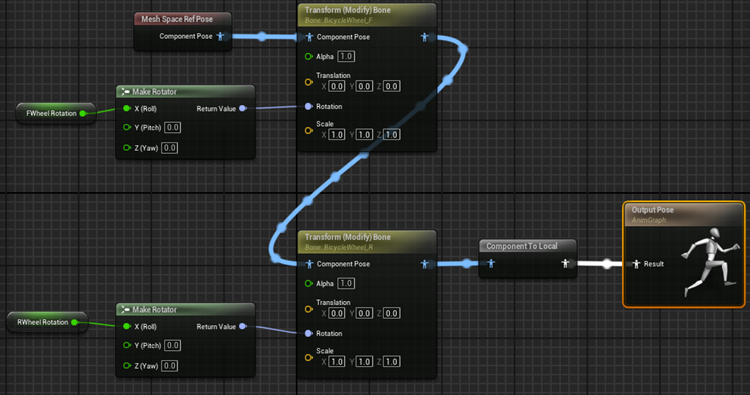 Unreal Editor blueprint connections
