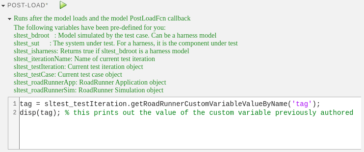Callback using custom variable