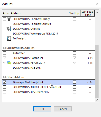 Add-Ins dialog box