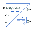 Average-Value DC-DC Converter block