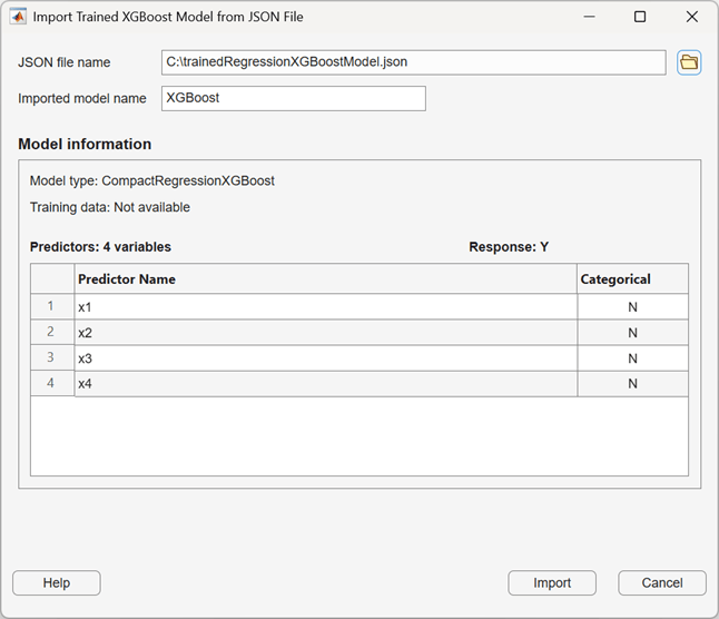Import trained XGBoost model