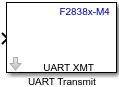 F2838x-M4 UART Transmit block