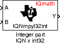 C2000 Integer part IQN x int32 block