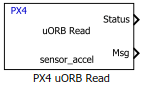 PX4 uORB Read block