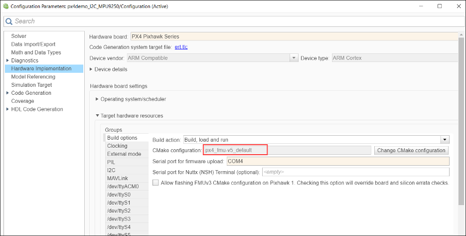 CMake configuration