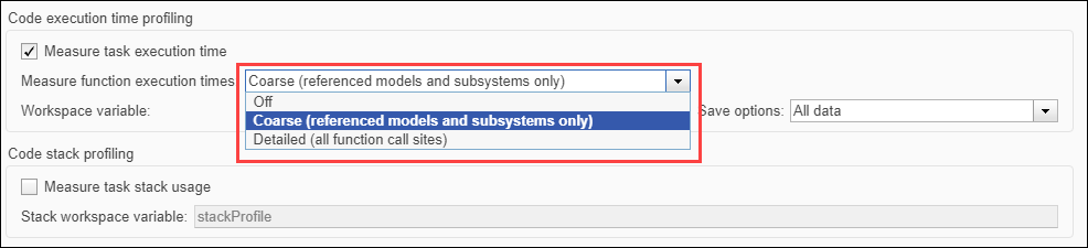 Measure function execution time