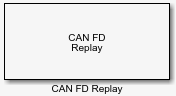 CAN FD Replay block