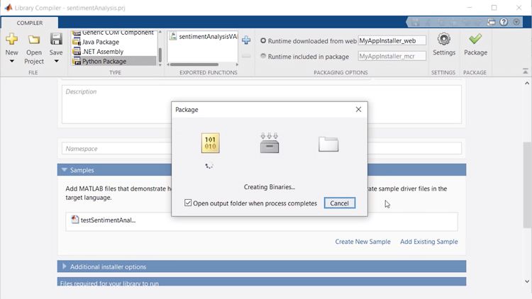 Packaging MATLAB Programs for Scalable Deployment with Python