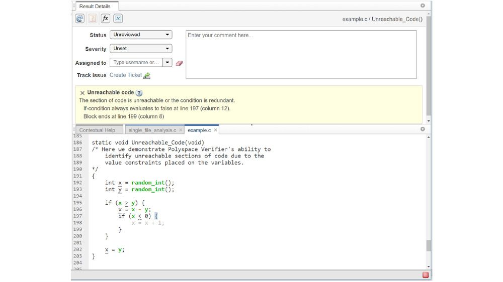 Detecting dead code in logic and program structure.
