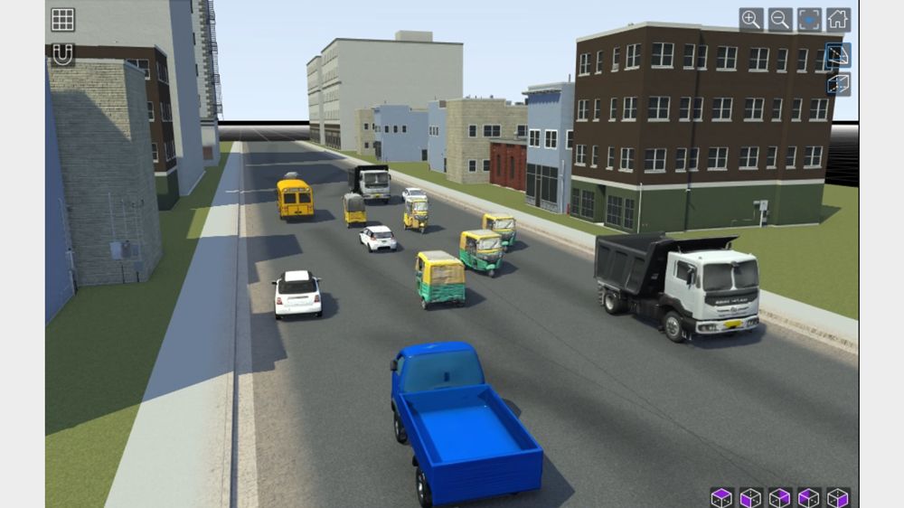 Generated vehicle assets from single image like vehicles, and buildings.