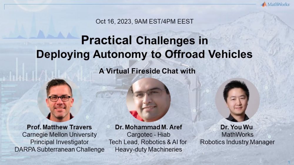 CMU Professor, Cargotec Robotics Leader Discuss Practical Challenges in Deploying Autonomy to Offroad Vehicles