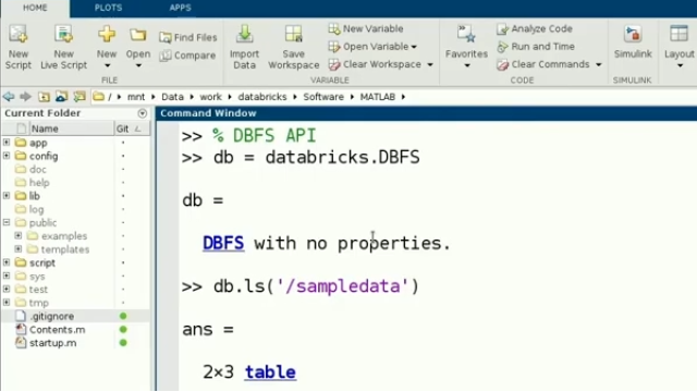 Connect to data layers using Databricks File System API (DBFS API).
