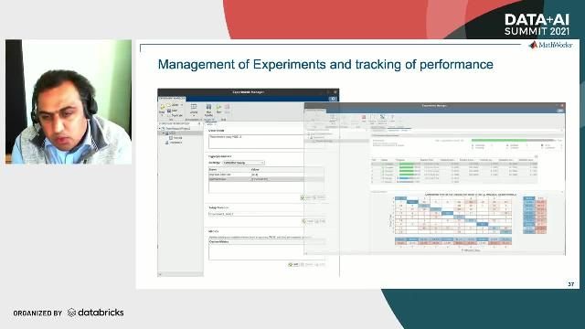 Manage experiments and track performance of your Databricks interface for MATLAB with MLFlow.
