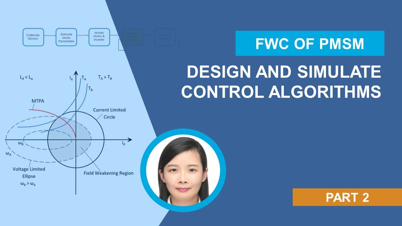 In the second video of the series on Field-Weakening Control (FWC) for permanent magnet synchronous motors (PMSMs), we focus on designing and simulating control algorithm for PMSM.