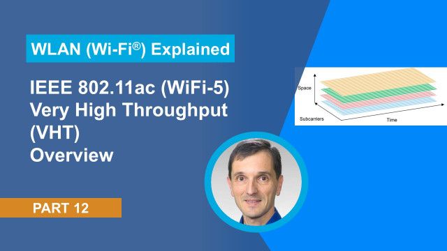 Learn about the main advances in 802.11ac also known as very high throughput (VHT) or WiFi-5