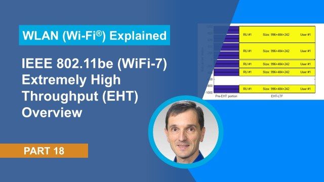 Learn about the main advances in 802.11be also known as high efficiency (EHT) or WiFi-7.