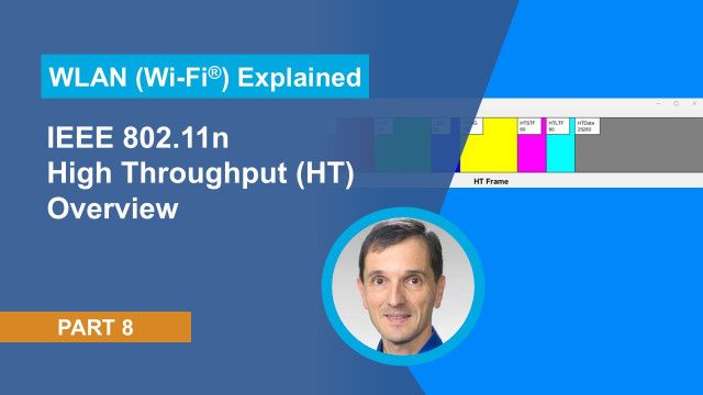 Learn about the main advances in 802.11n also known as high throughput (HT).