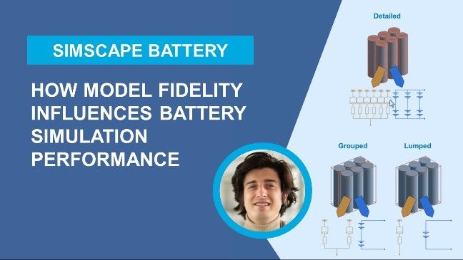 This video introduces the concept of model fidelity for battery simulation, showing how it affects your model's performance and the richness of data you can get from your simulation.