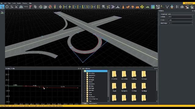 Learn how to create on-ramps and off-ramps in RoadRunner interactive editing software.